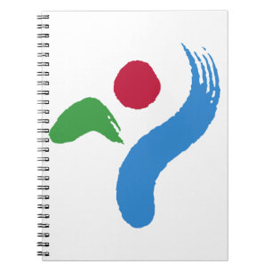 Espiral Caderno com a Bandeira de Seul, Coreia do Sul