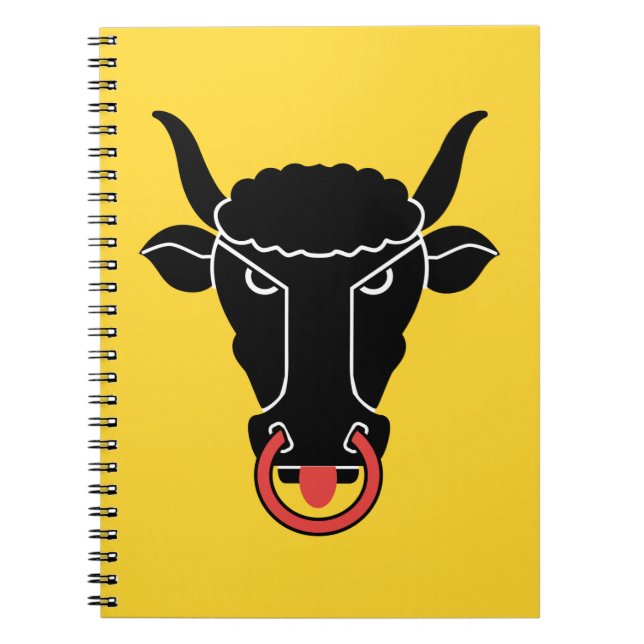 Espiral Caderno com a Bandeira de Uri, Suíça (Frente)