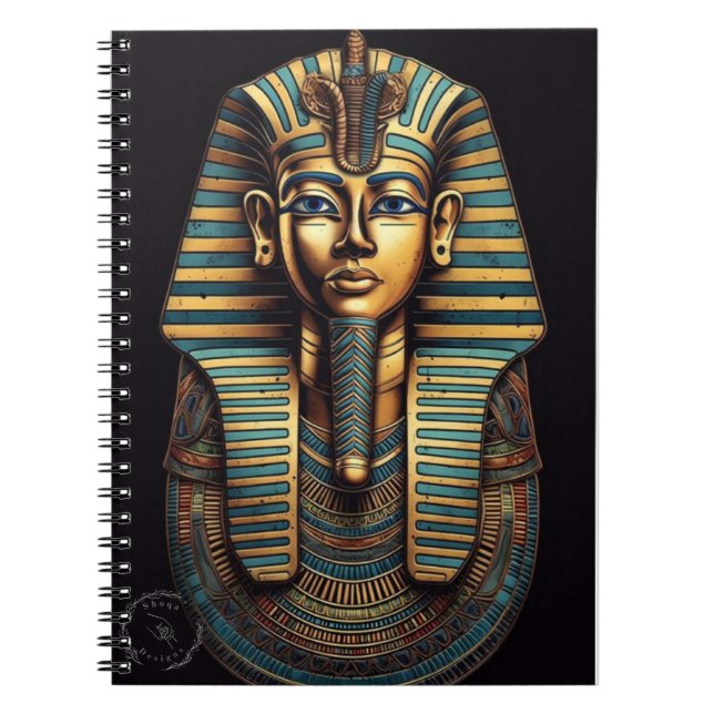 Espiral Caderno com capa faraônica (Frente)