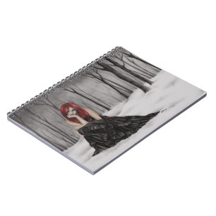 Espiral Caderno congelado dos corações