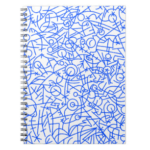 Espiral Caderno controlado do caos