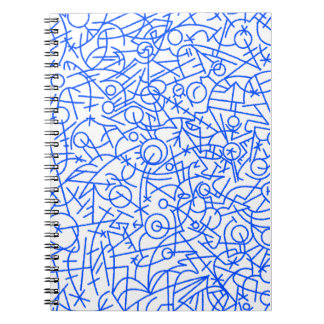 Espiral Caderno controlado do caos