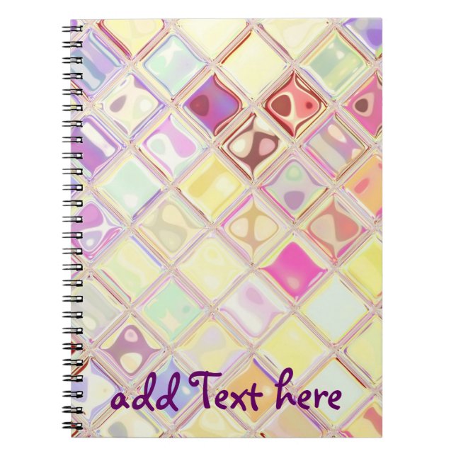 Espiral Caderno customizável do modelo de WWB (Frente)