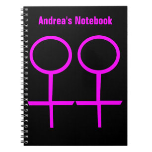 Espiral Caderno customizável dos amantes lésbicas