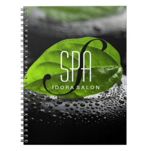 Espiral Caderno customizável dos termas