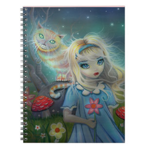 Espiral Caderno da Alice no País das Maravilhas