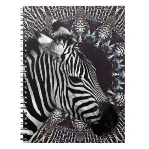 Espiral Caderno da arte da zebra
