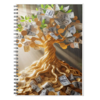 Espiral Caderno da Árvore do Dinheiro