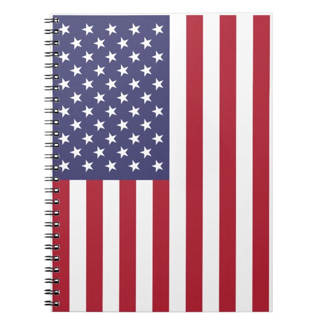Espiral Caderno da bandeira americana (Frente)