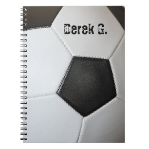 Espiral Caderno da bola de futebol