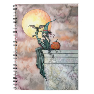 Espiral Caderno da Bruxa do Gato Maluco