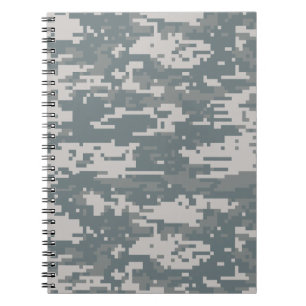 Espiral Caderno da camuflagem de Digitas