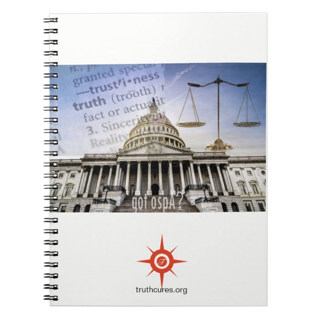 Espiral Caderno da construção do Capitólio/truthcures.org (Frente)