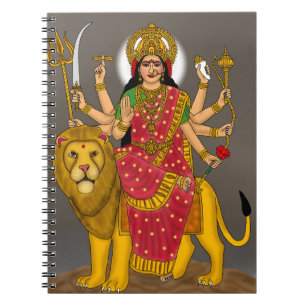 Espiral Caderno da Deusa Durga