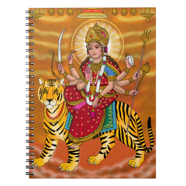 Espiral Caderno da Deusa Durga (Frente)