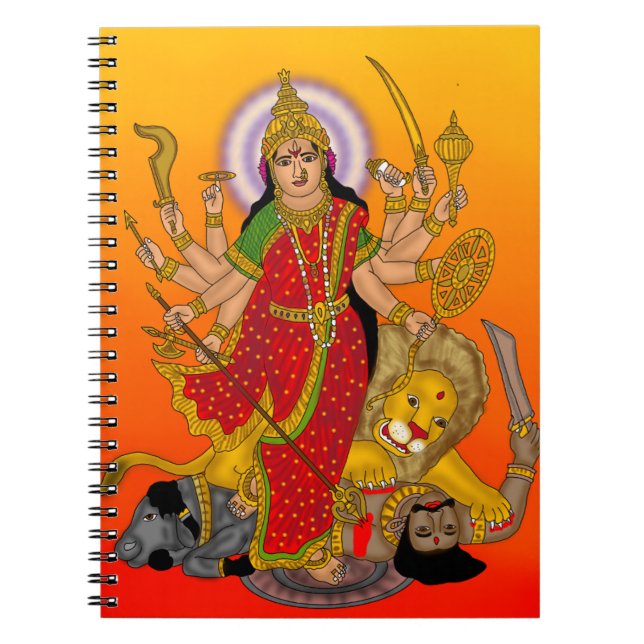 Espiral Caderno da Deusa Durga (Frente)