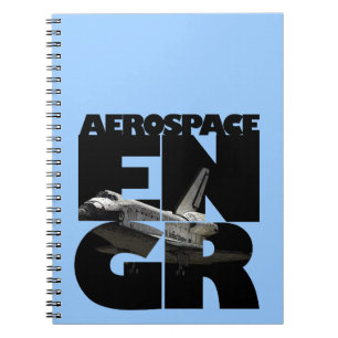 Espiral Caderno da engenharia aeroespacial
