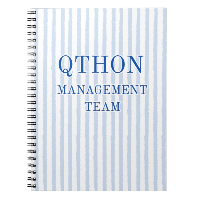 Espiral Caderno da Equipe de Gestão QTHON (Frente)