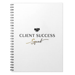 Espiral Caderno da Equipe Profissional - Client Success Sq