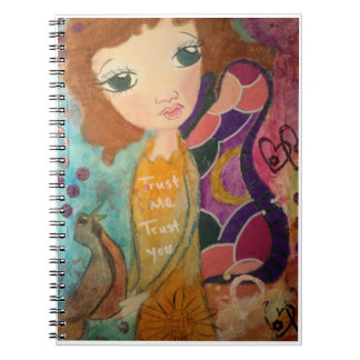 Espiral Caderno da fada da confiança da imagem da fantasia