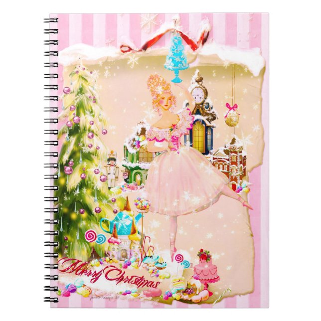 Espiral Caderno da fada do Sugarplum (Frente)