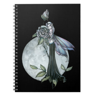 Espiral Caderno da Fada Rosa da Meia-Noite