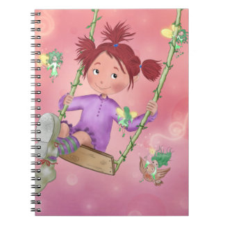 Espiral Caderno da foto das fadas