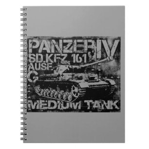 Espiral Caderno da foto de Panzer IV (80 páginas B&W)