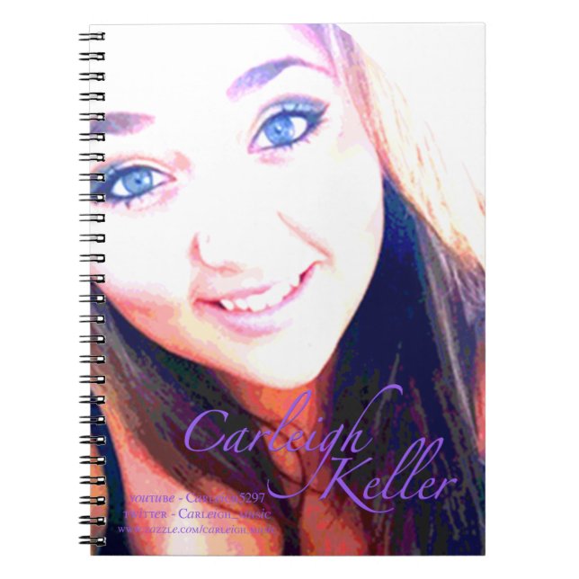 Espiral Caderno da foto do Krewe de Carleigh (Frente)