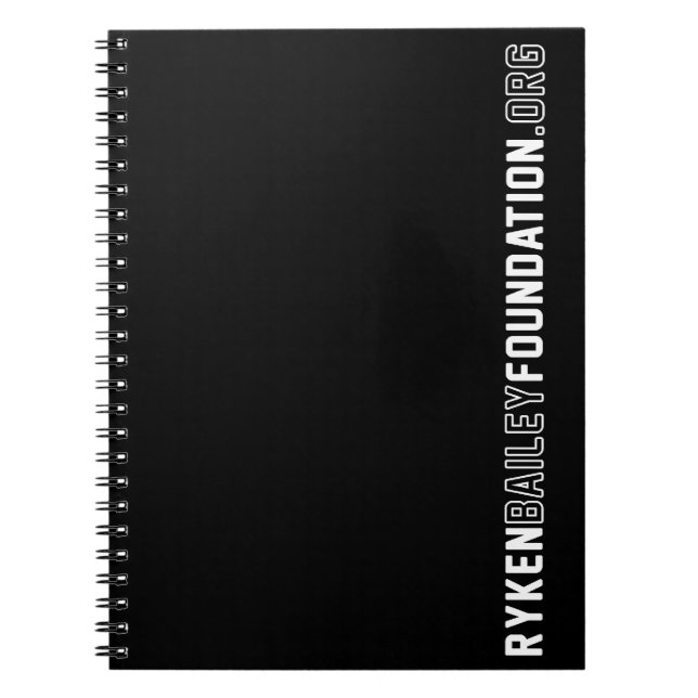Espiral Caderno da fundação de Ryken Bailey (Frente)