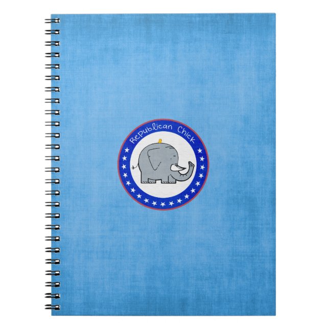 Espiral caderno da garota republicana (Frente)
