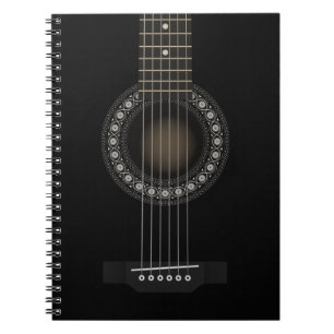 Espiral Caderno da guitarra acústica