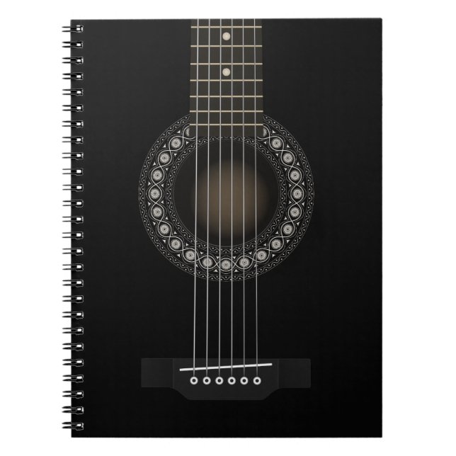 Espiral Caderno da guitarra acústica (Frente)