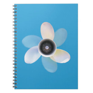 Espiral Caderno da hélice do barco