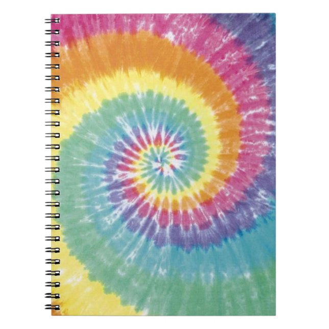 Espiral Caderno da Laço-Tintura (Frente)