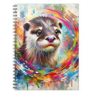 Espiral Caderno da Lontra Giratória