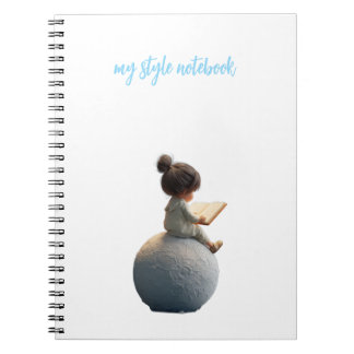 Espiral Caderno da Menina da Lua Sonhadora – Diário Celest