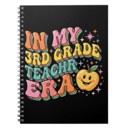 Espiral Caderno da Minha Era de Professora do 3º Ano