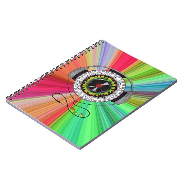 Espiral Caderno da Música da Vida (Left Side)