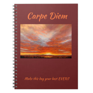 Espiral Caderno da página de Carpe Diem 80