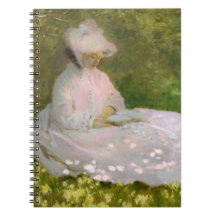 Espiral Caderno da primavera de Monet