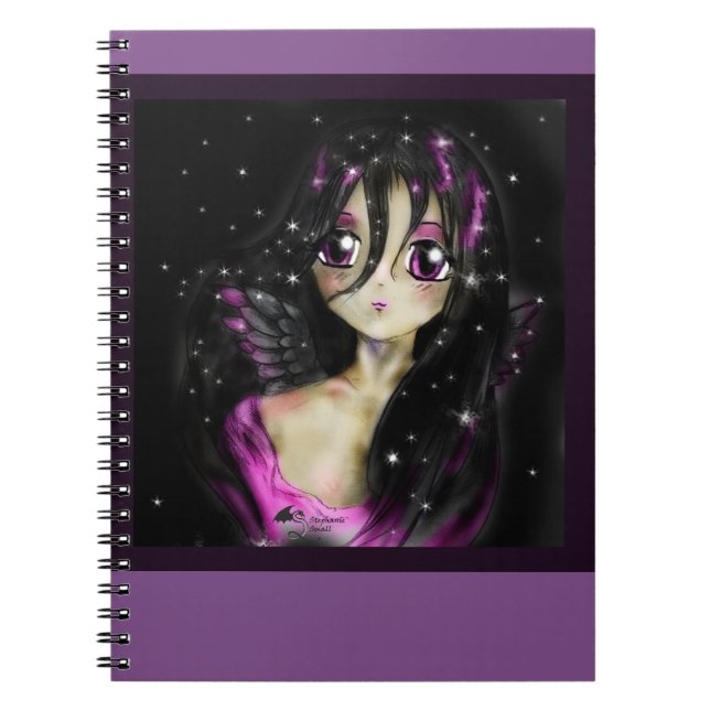 Espiral Caderno da princesa Anjo Manga Menina Mágica do (Frente)
