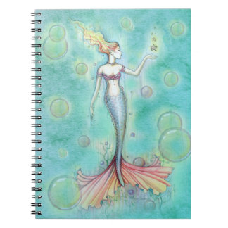 Espiral Caderno da Sereia Bolhas