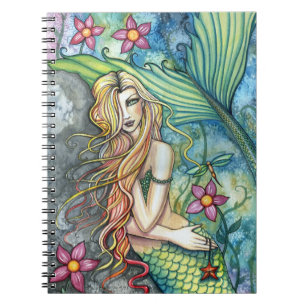 Espiral Caderno da Sereia de Água Doce