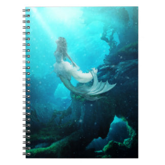 Espiral Caderno da sereia de Fiona do Aqua