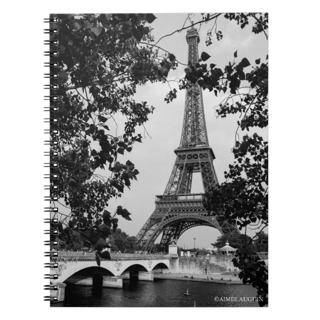 Espiral Caderno da torre Eiffel (Frente)