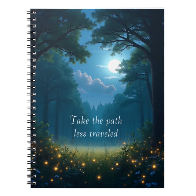 Espiral Caderno da trilha menos percorrida (Frente)