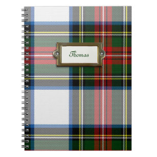 Espiral Caderno da xadrez de Tartan do vestido de Stewart