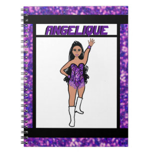 Espiral Caderno Dancer Purple Fringe #2
