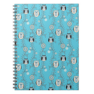 Espiral Caderno das corujas do inverno
